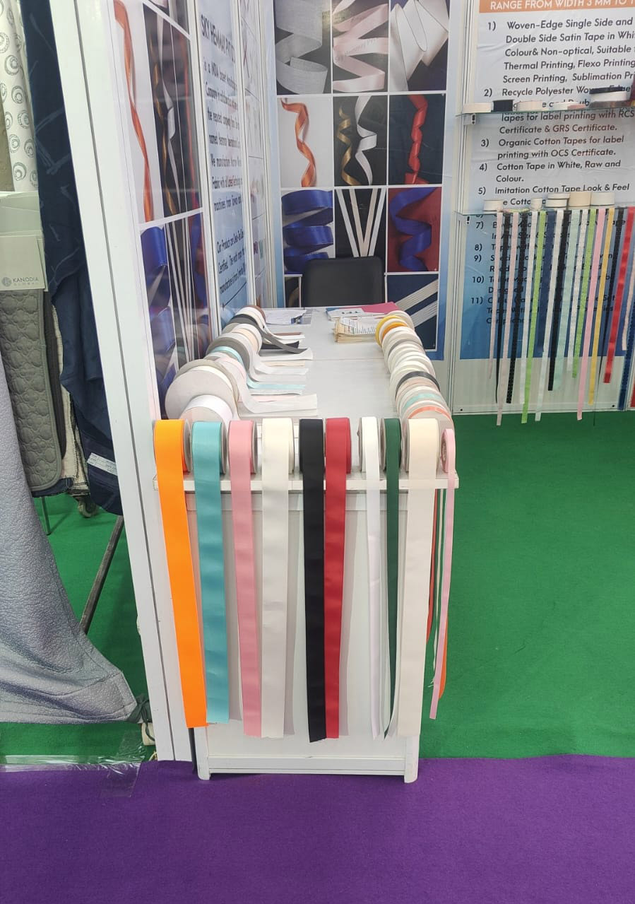 Woven Edge Recycle Satin Ribbons Manufacturer