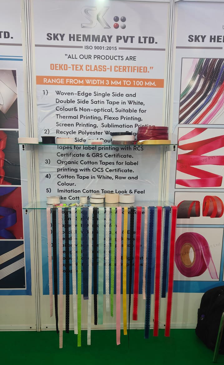 Woven Edge Recycle Satin Ribbons Manufacturer